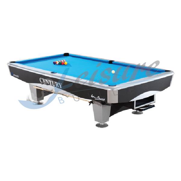 9FT CENTURY SILVER AMERICAN POOL TABLE